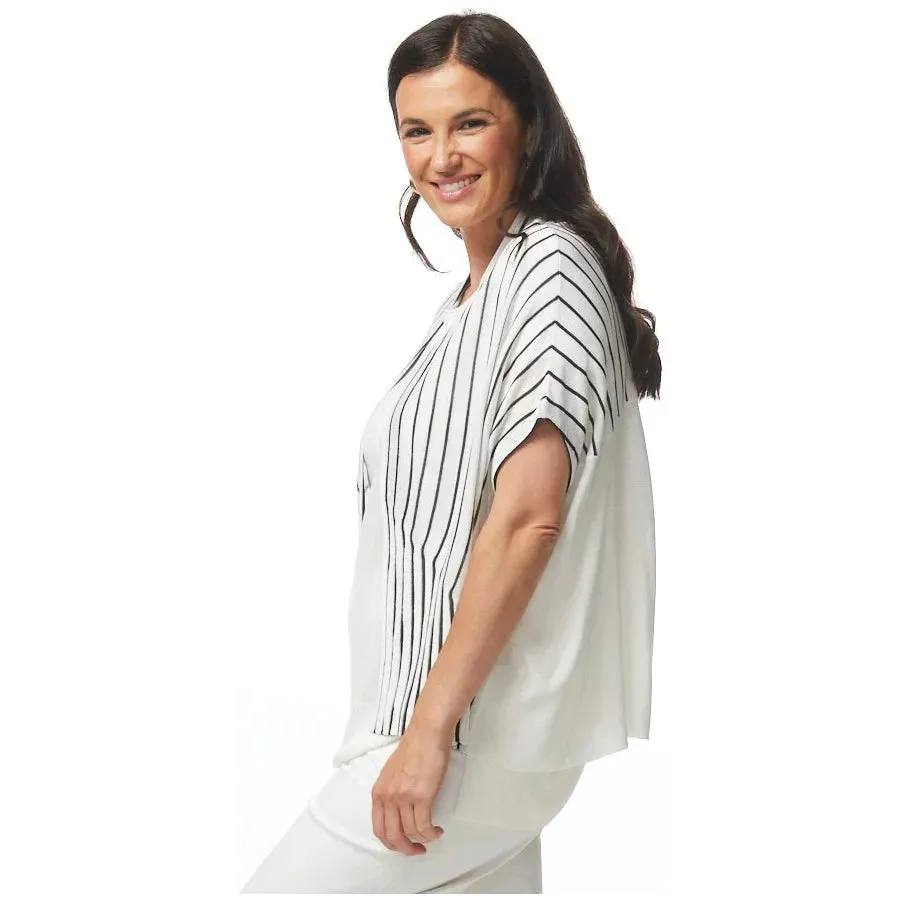 LD Co - Summer Shrug White/ Black