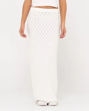 Leo Crotchet Knit Maxi Skirt