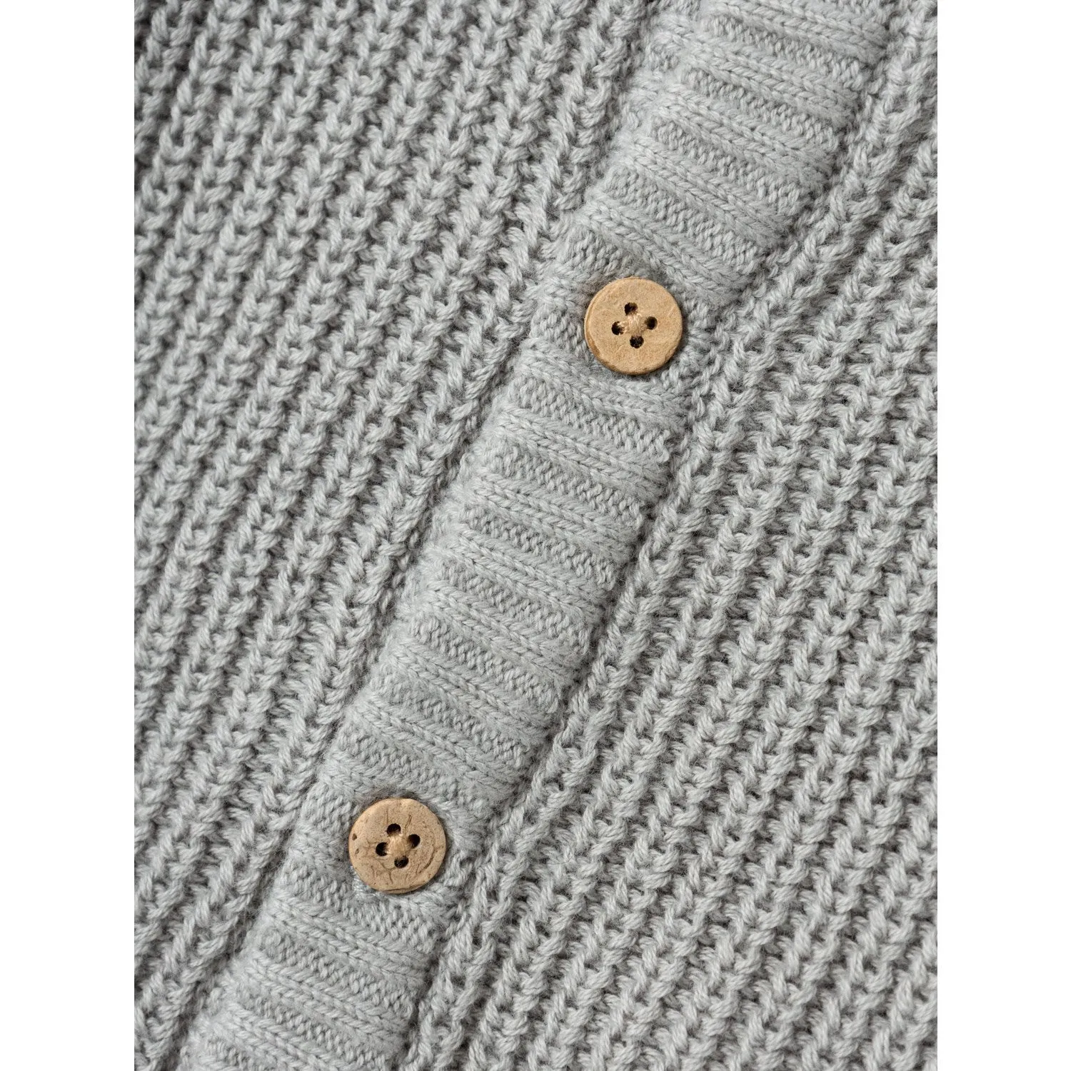 Lil'Atelier Limestone Emlen Knit Cardigan Noos