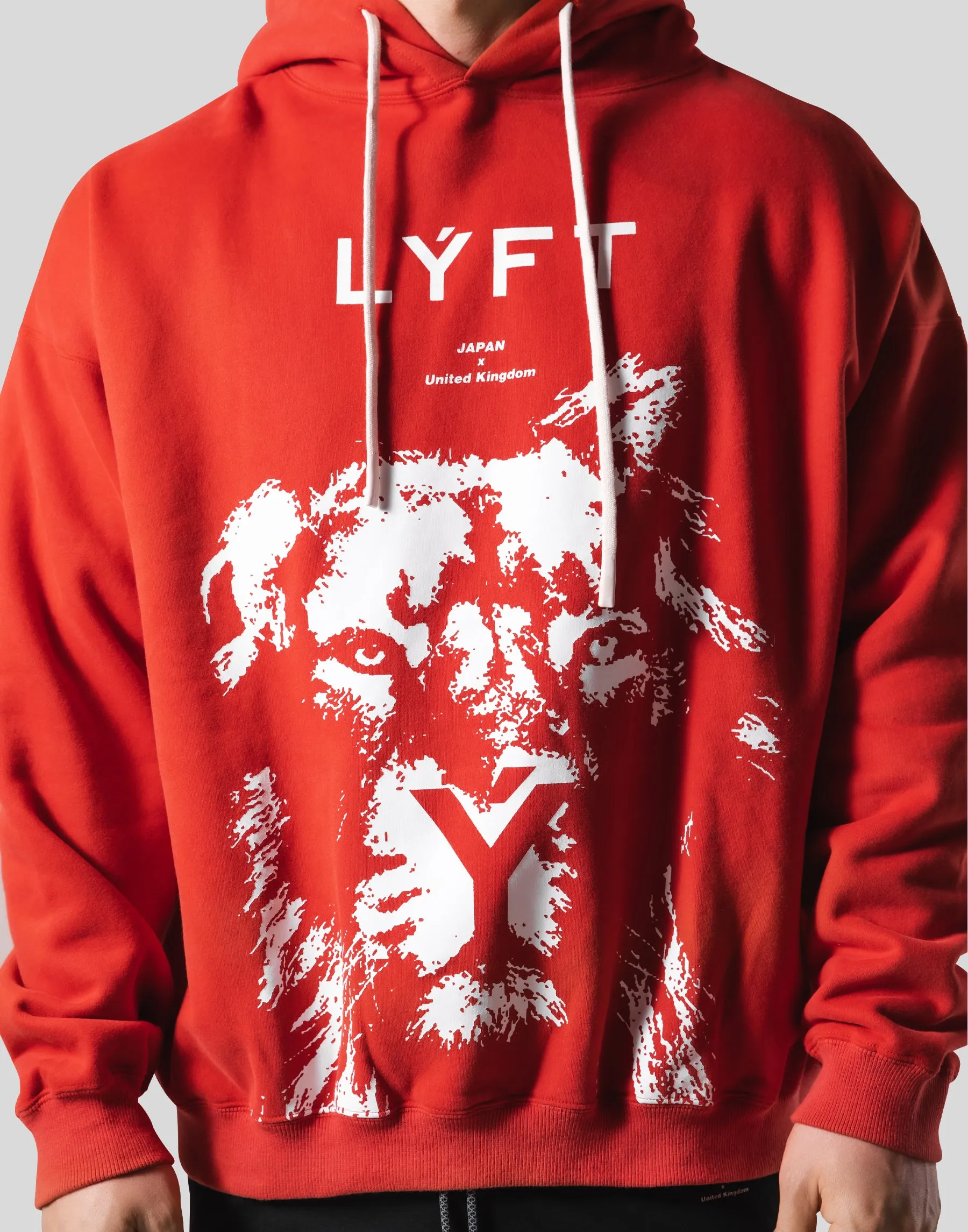 Lion Pullover Hoodie - Orange