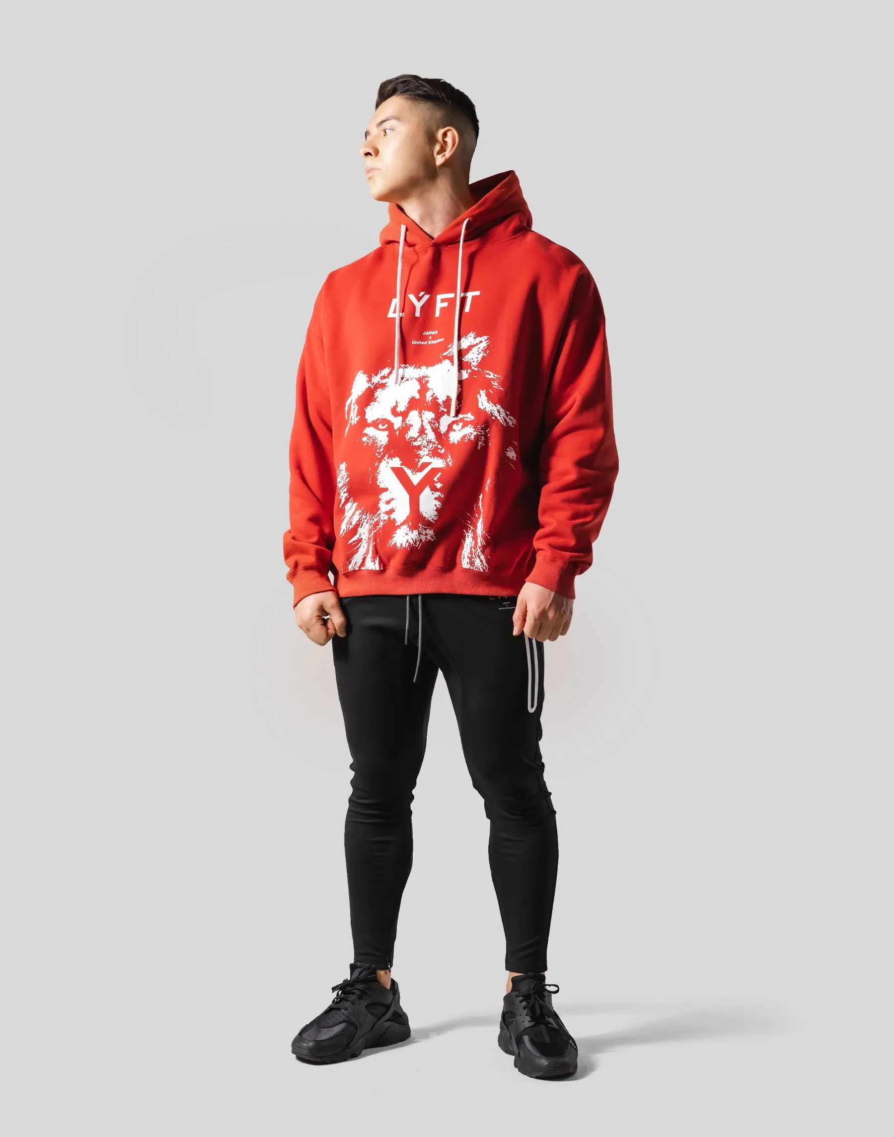 Lion Pullover Hoodie - Orange