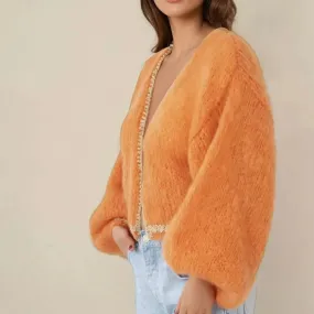 Lizzie Cardigan - Light Orange