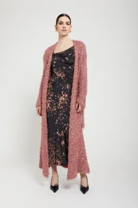 Long, Sparkly Cardigan with Sash