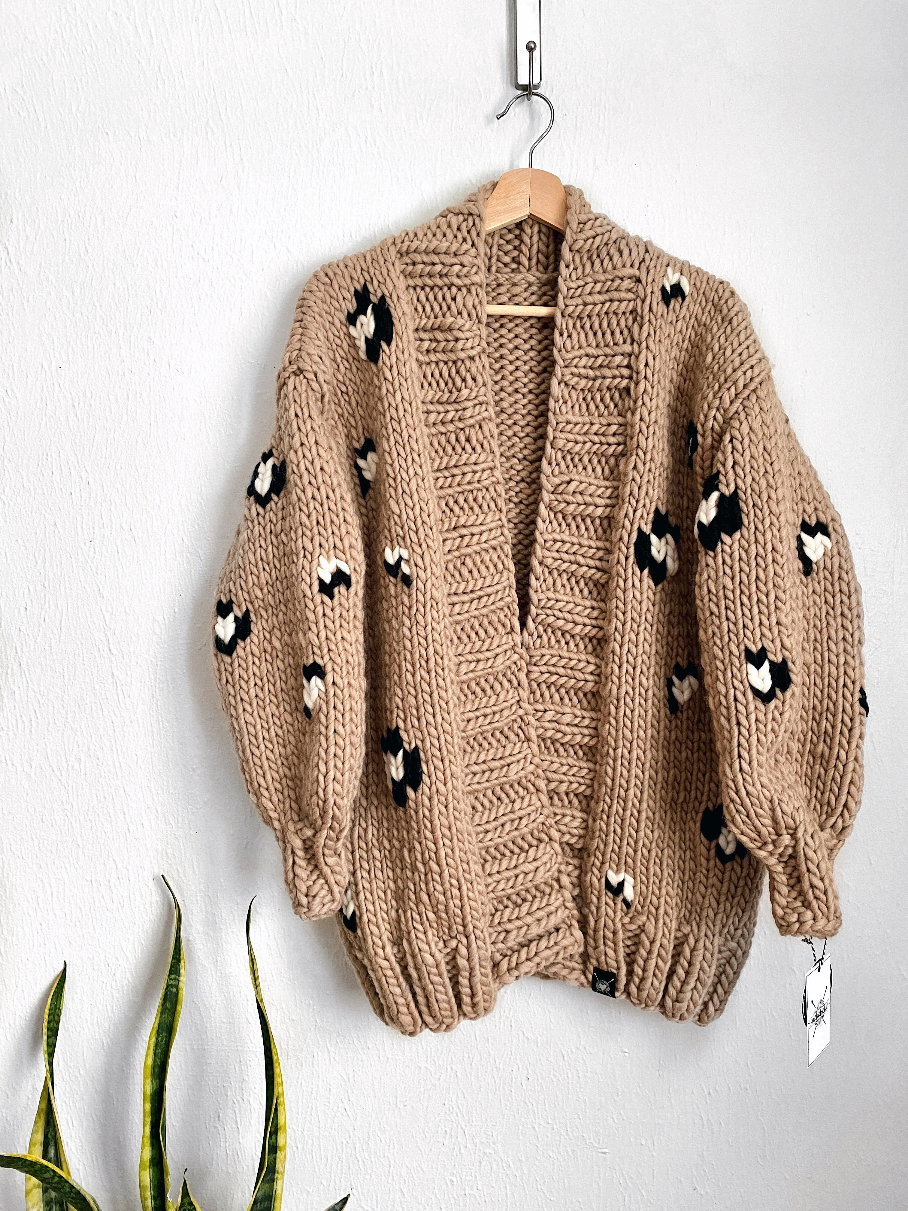 MADE TO ORDER : Leopard Print Cardigan Sweater