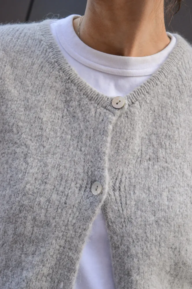 Marta Julianna Light Grey Cardigan