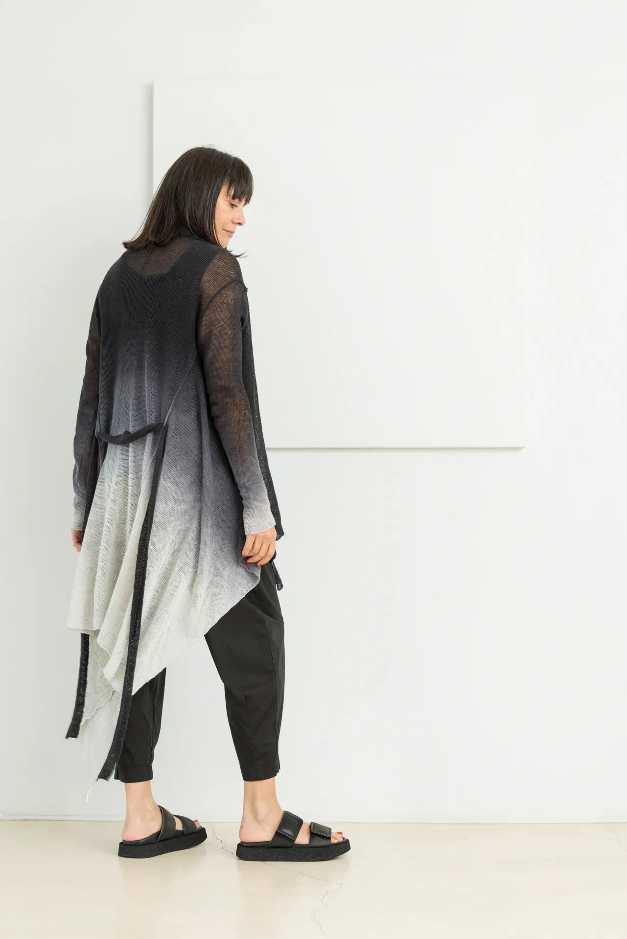 MASNADA CARDIGAN FADED BLACK