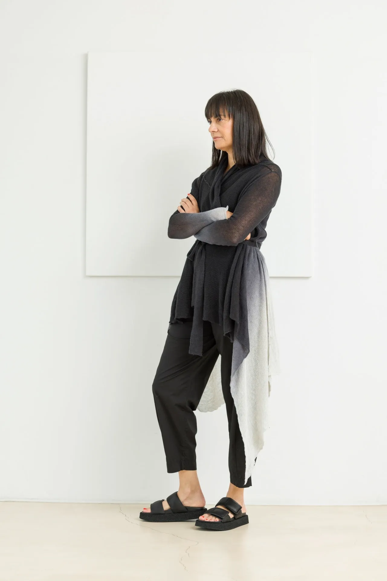 MASNADA CARDIGAN FADED BLACK