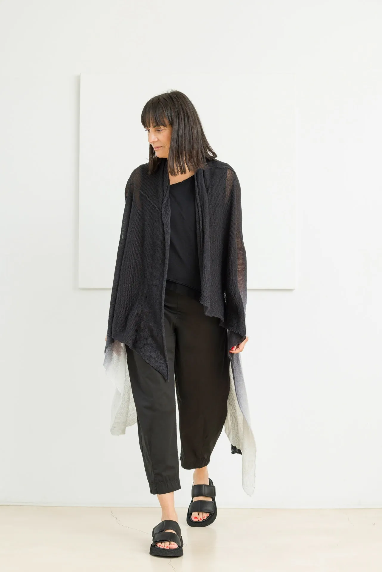 MASNADA CARDIGAN FADED BLACK