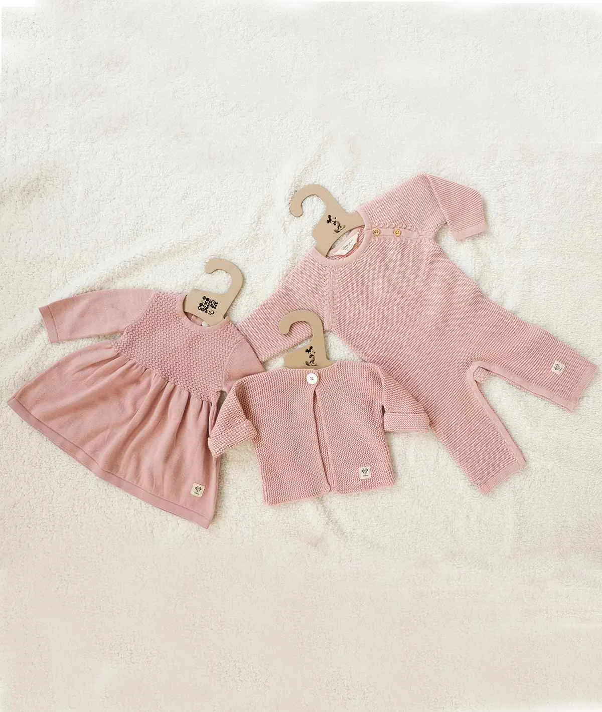 Minnie Mouse Cardigan for Newborn Babies in Pink Pearl Color