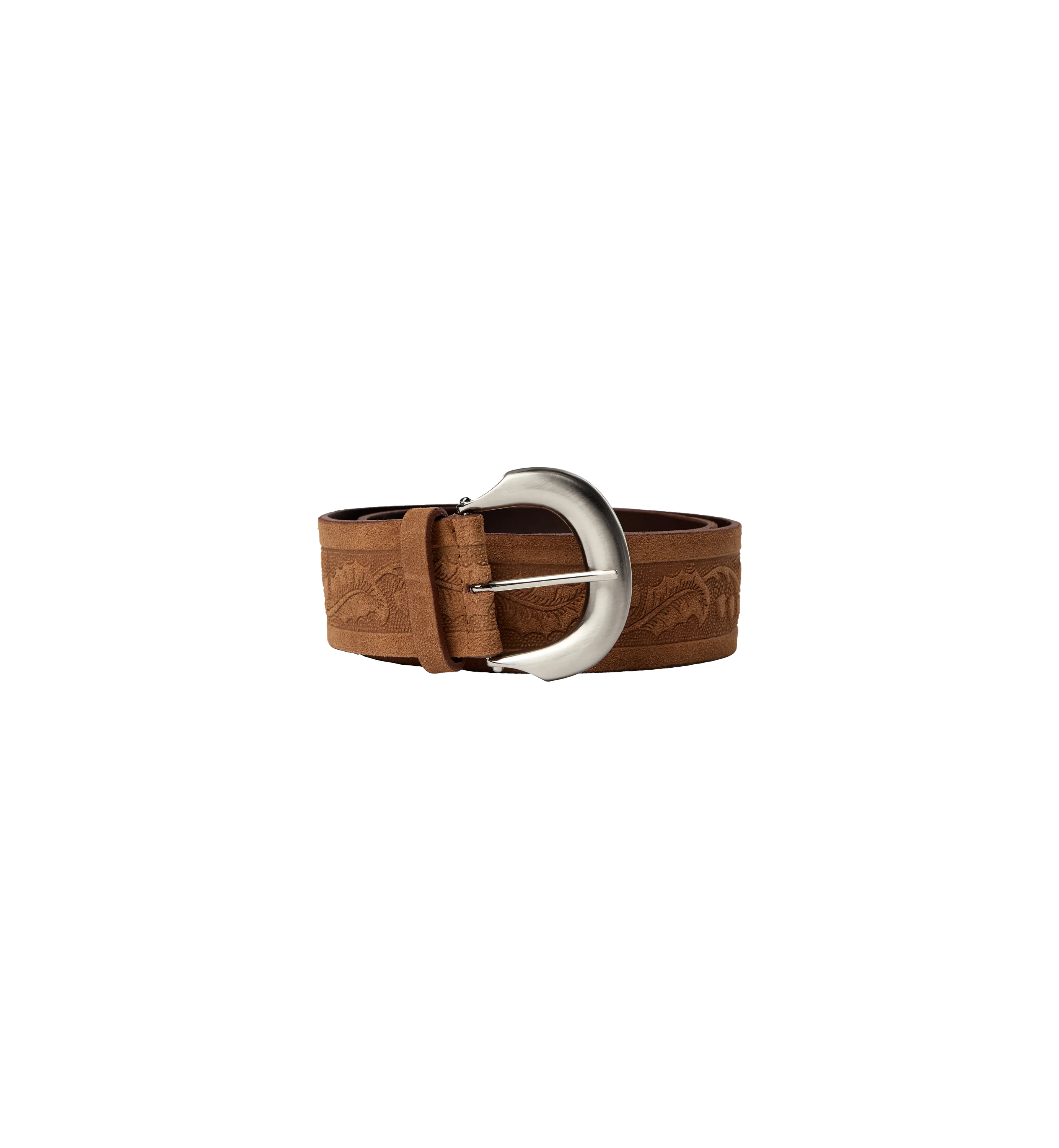 MMEmbossed Suede Waist Belt