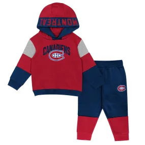 Montreal Canadiens NHL Outerstuff Toddler Red Big Skate Pullover Hoodie & Pants Set