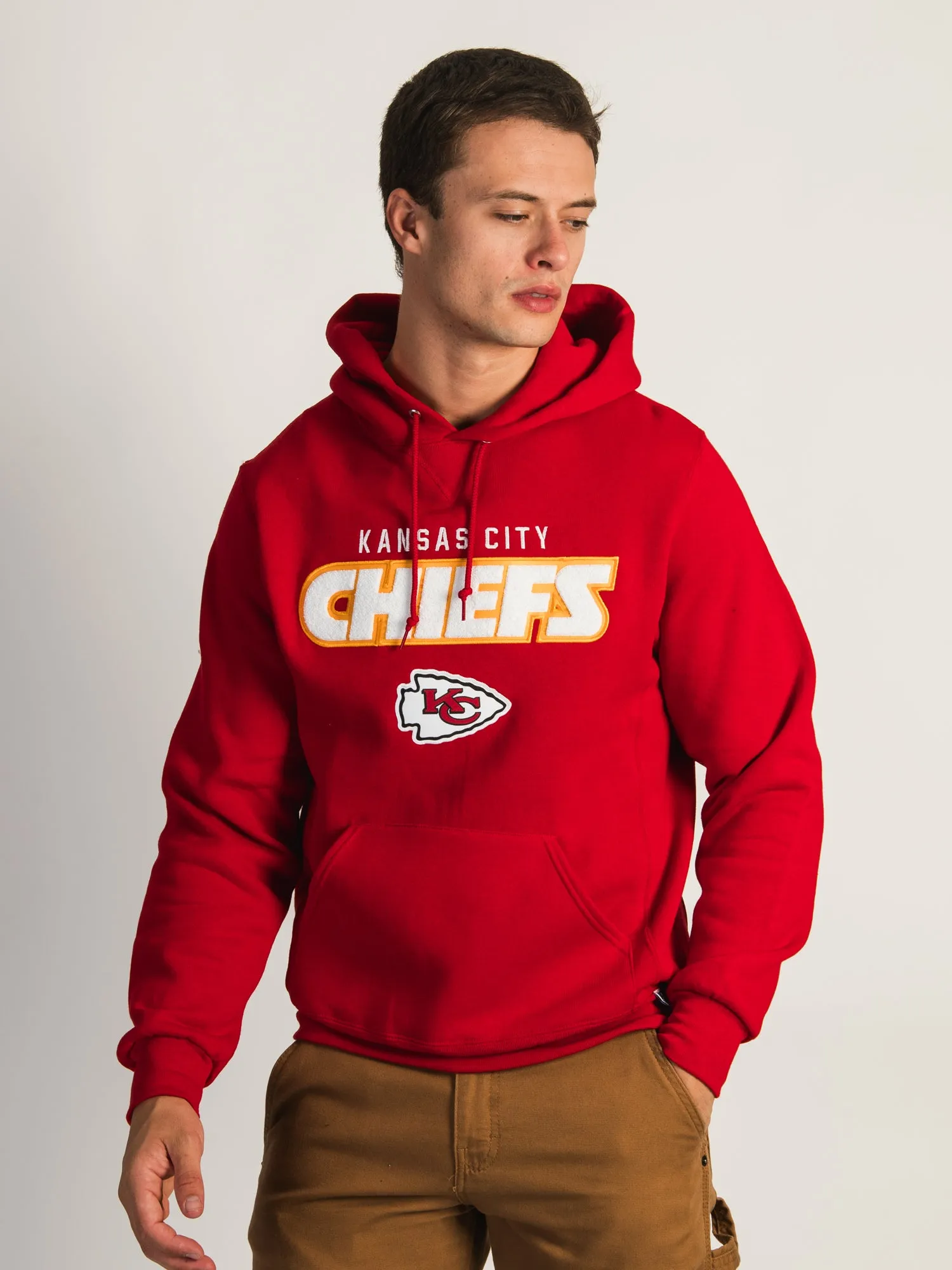 NFL KANSAS CITY CHIEFS END ZONE PULLOVER HOODIE