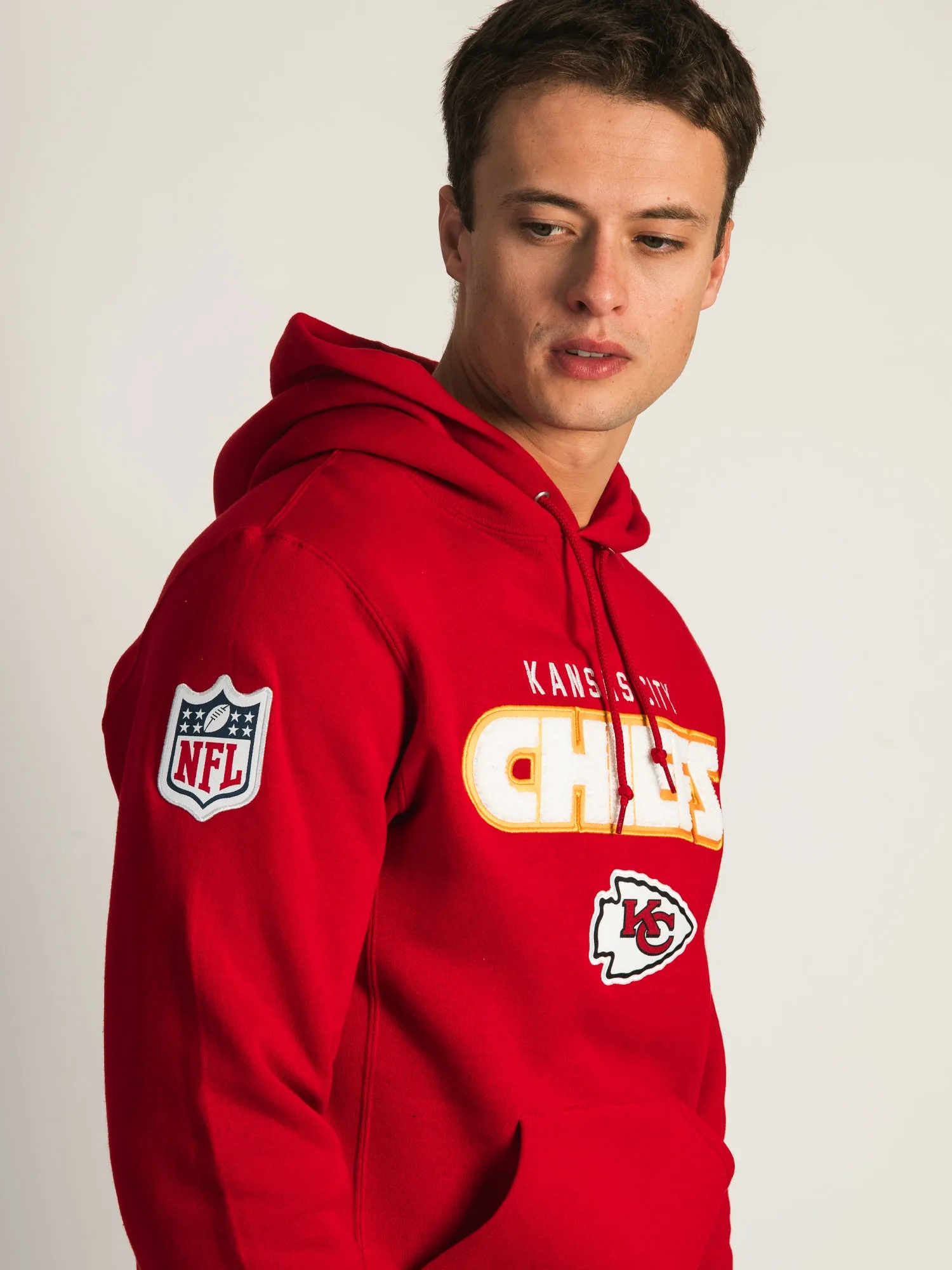 NFL KANSAS CITY CHIEFS END ZONE PULLOVER HOODIE