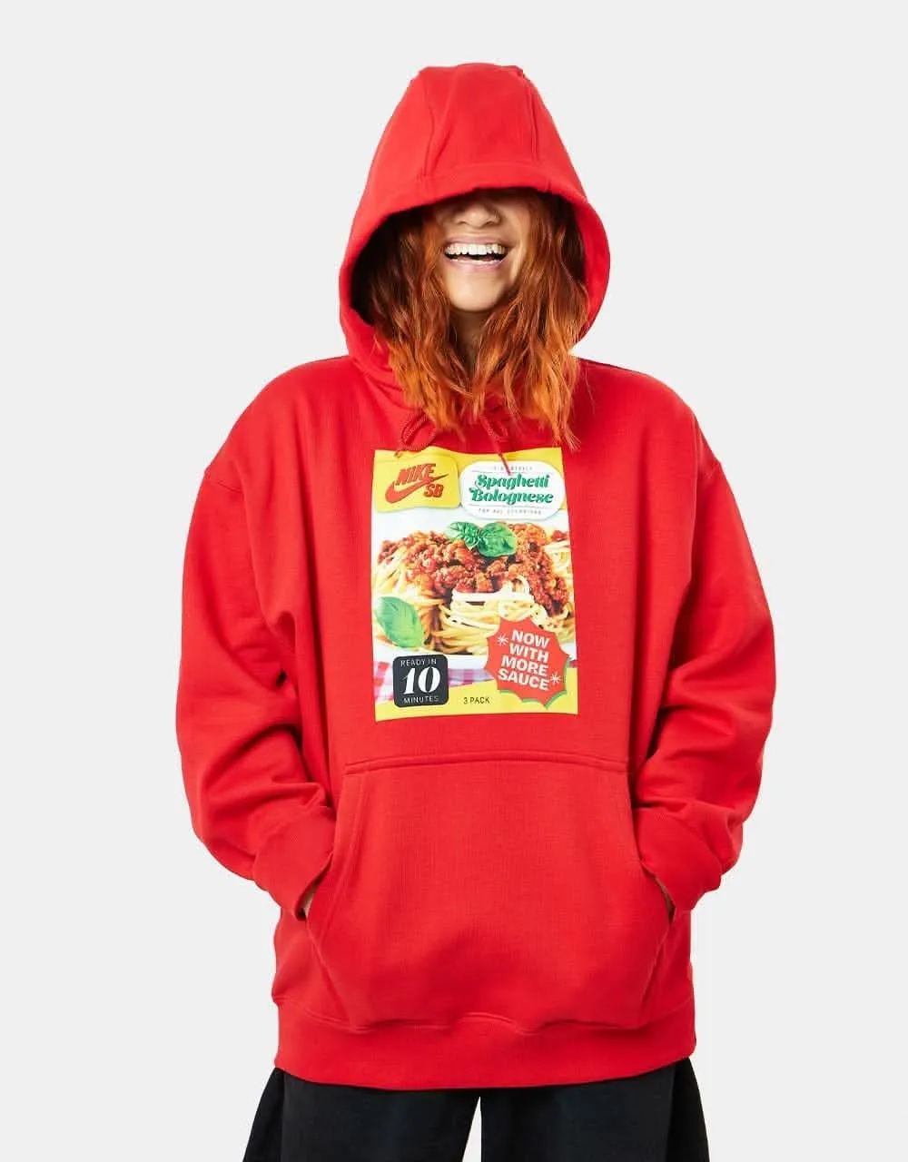 Nike SB Slow Burn Pullover Hoodie - University Red