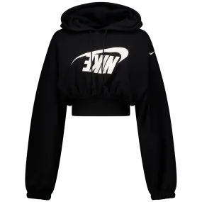 Nike Sportswear Oversized Cropped French Terry Pullover Hoodie