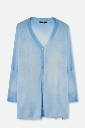 NOA CARDIGAN IN HAND-DYED LIGHTWEIGHT CASHMERE