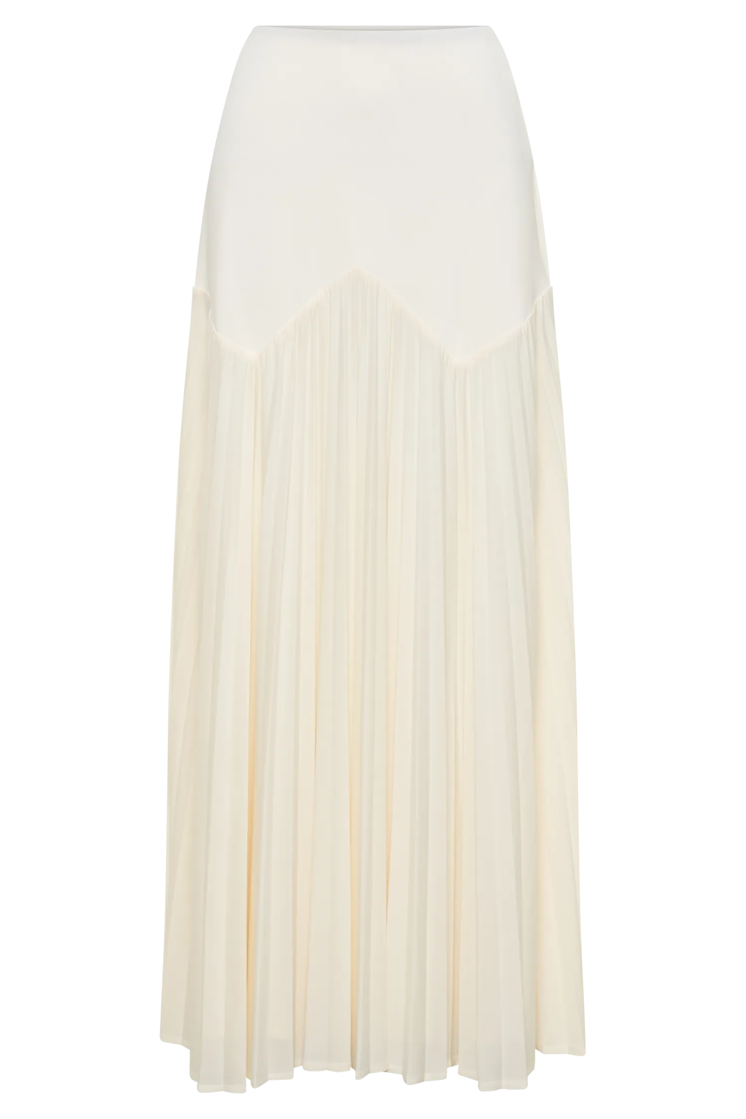 Odette Slinky Maxi Skirt - Ivory