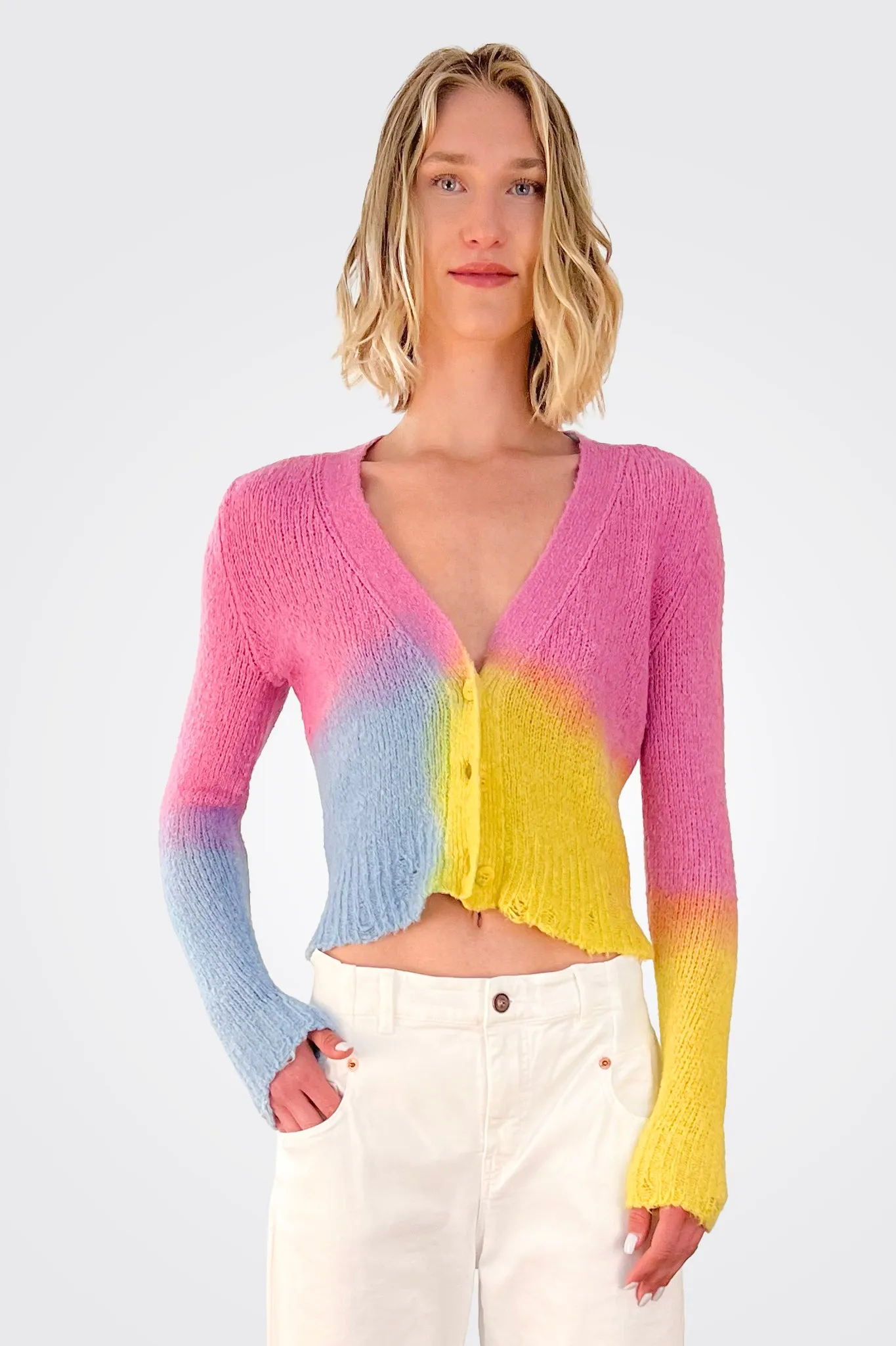 Ombre Cardigan - Brights