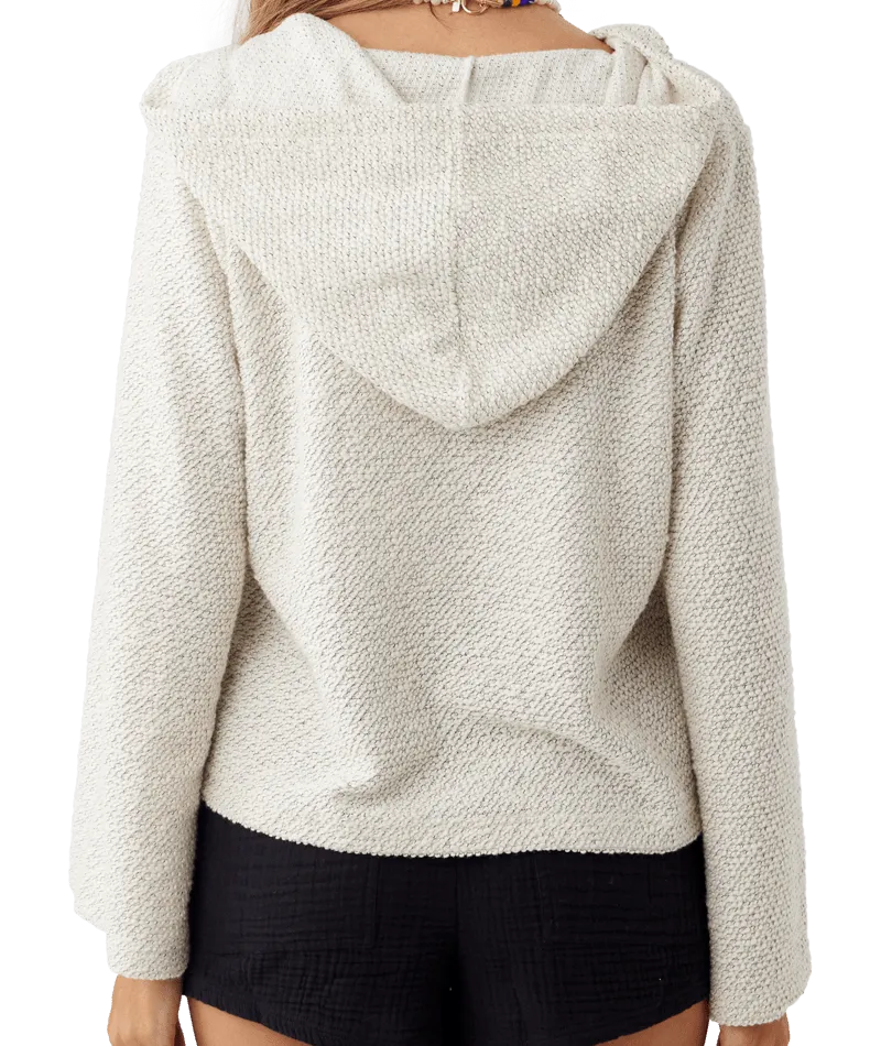 O'Neill Tanya Hooded Sweatshirt-Natural