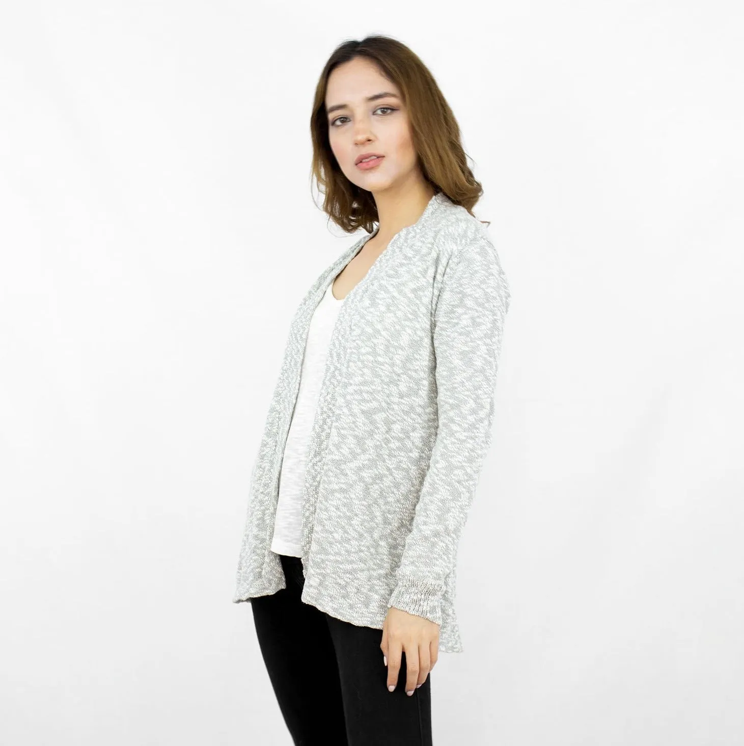 Organic Cotton Blend Bay Open Cardigan