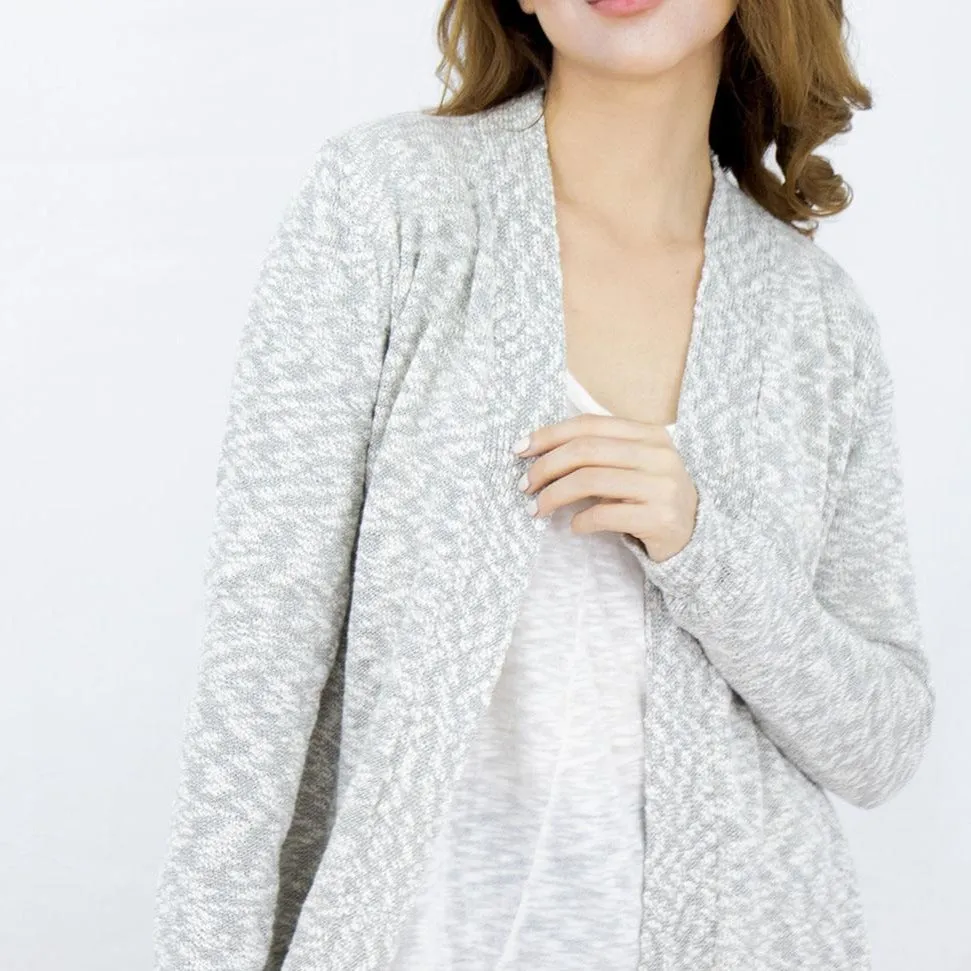 Organic Cotton Blend Bay Open Cardigan