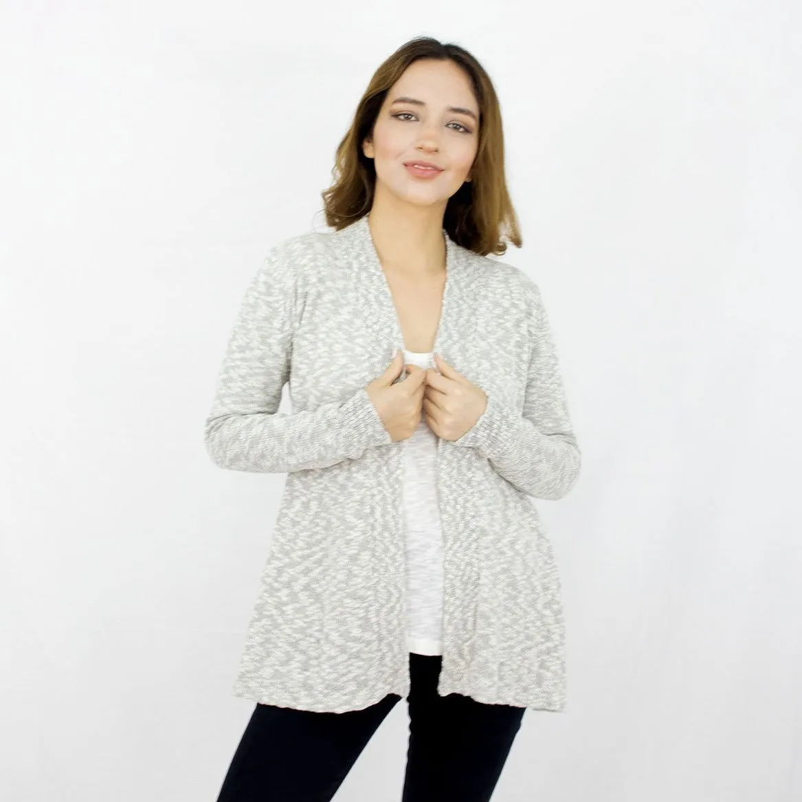 Organic Cotton Blend Bay Open Cardigan