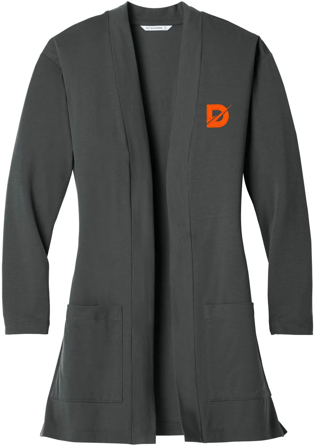 OUTLET-Port Authority Ladies Concept Long Pocket Cardigan