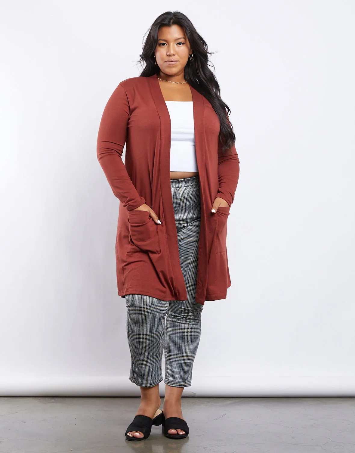 Plus Size Monica Knit Cardigan