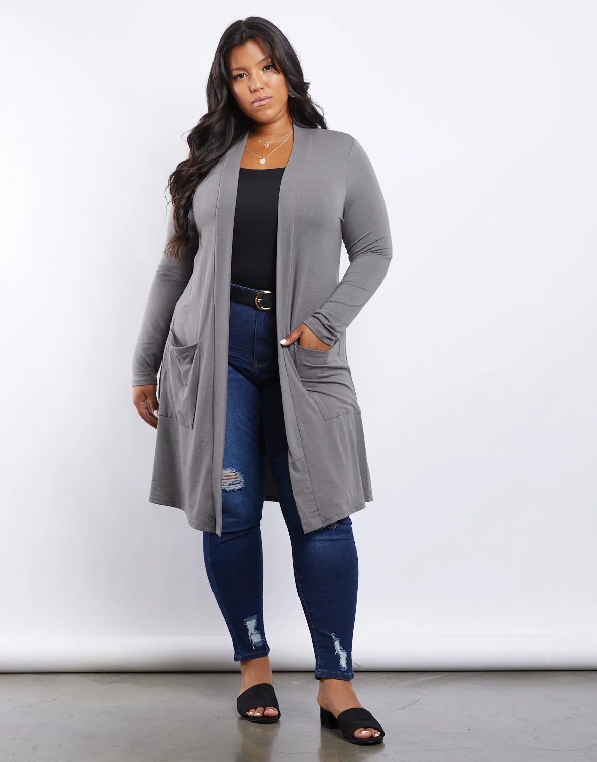 Plus Size Monica Knit Cardigan