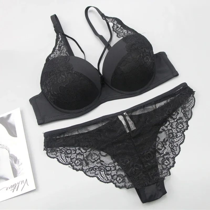 Plus-Size Sexy Lace Set | Breathable Lingerie