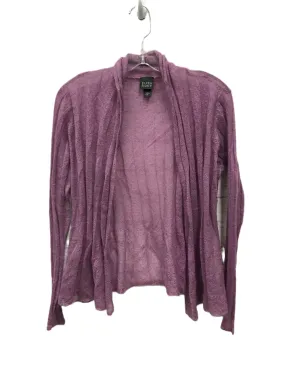 Purple Sweater Cardigan By Eileen Fisher, Size: L