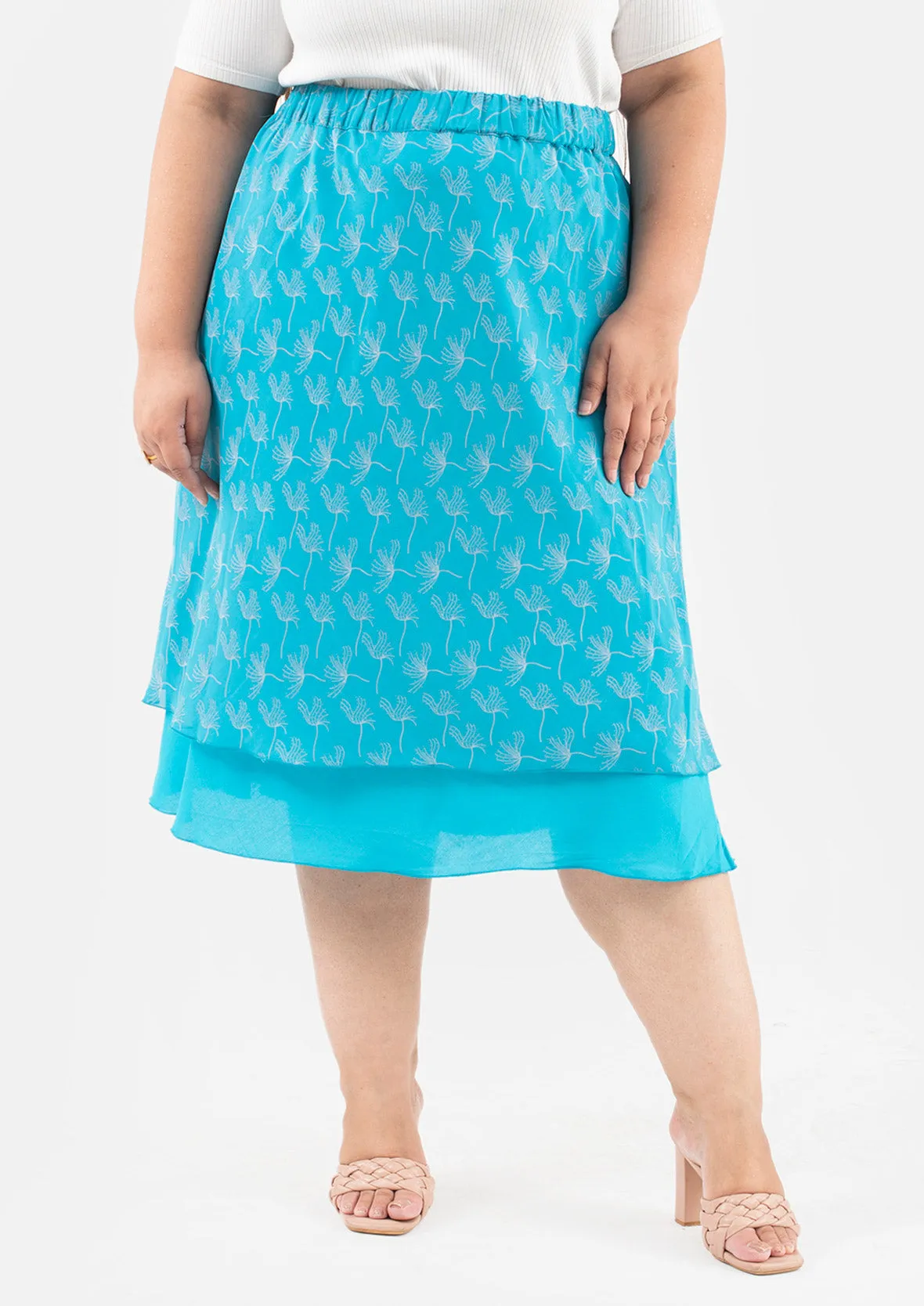 Reversible Skirt With Elasticated Waist