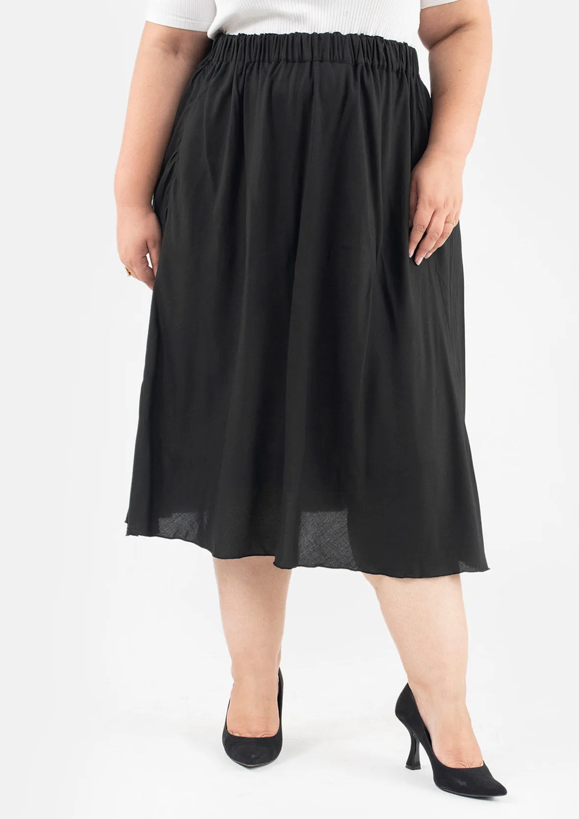 Reversible Skirt With Elasticated Waist