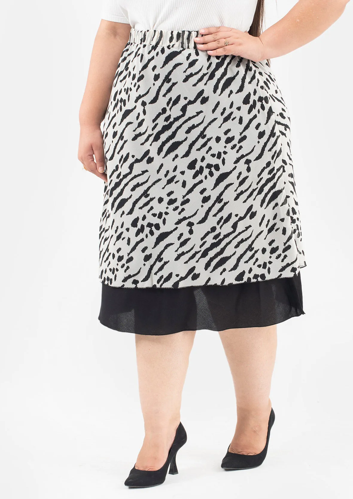 Reversible Skirt With Elasticated Waist