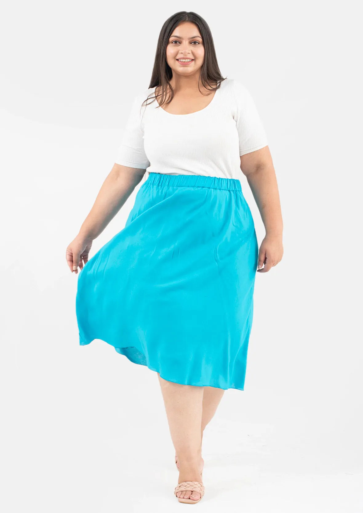 Reversible Skirt With Elasticated Waist