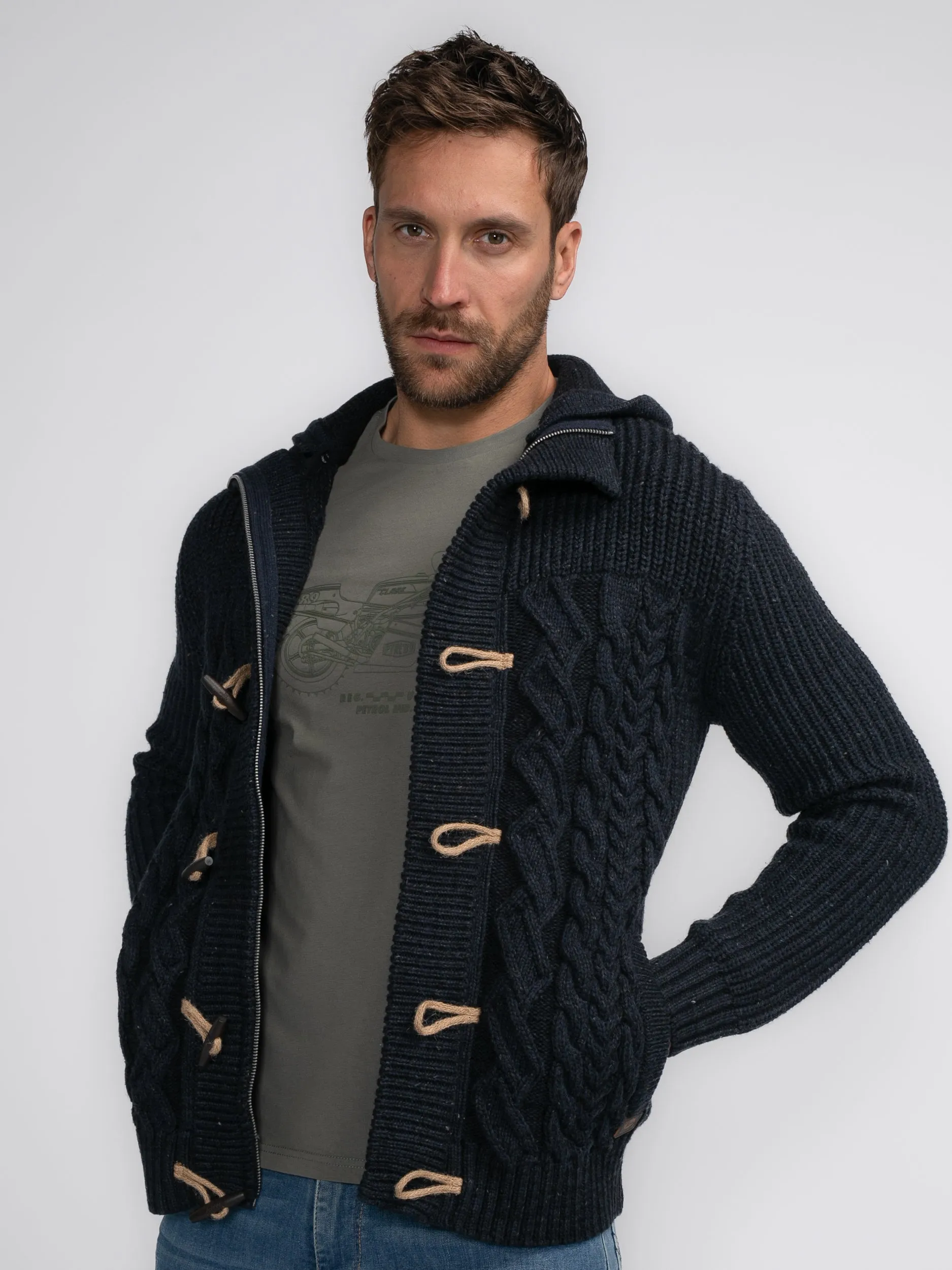 Rib-knit Cardigan Portage