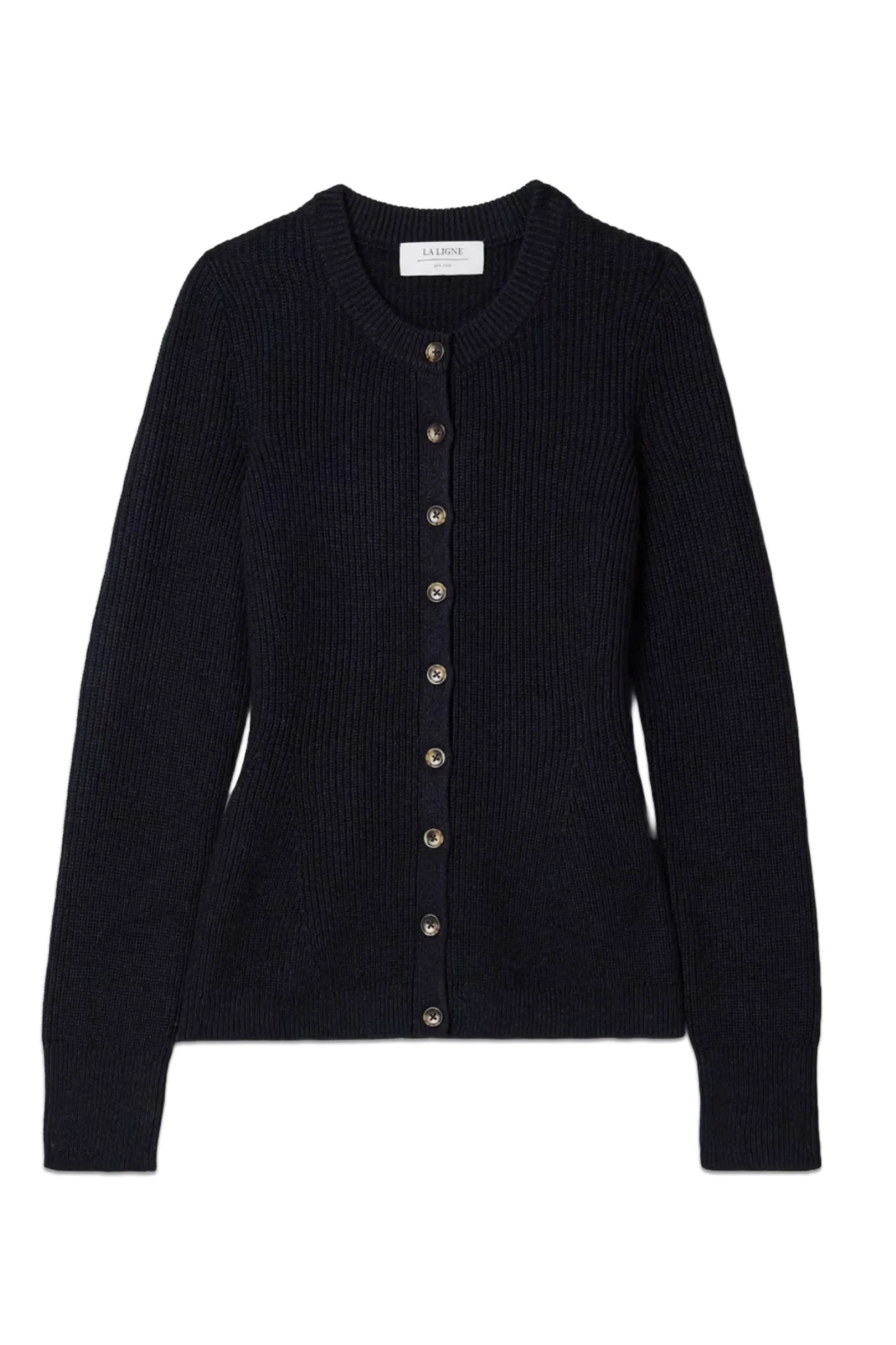 Ribbed Wool, Silk And Cashmere-Blend Cardigan