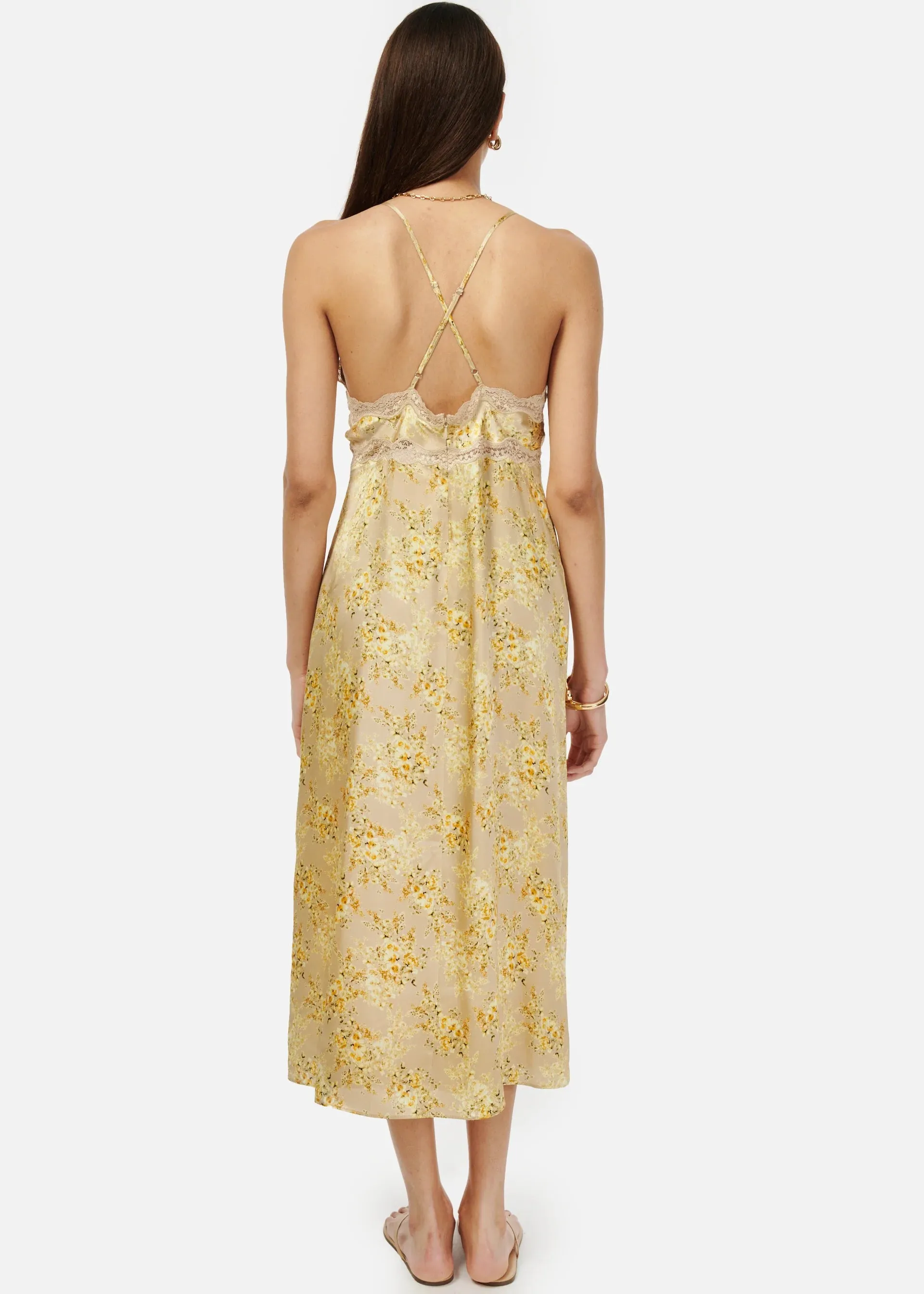 Roya Dress | Yellow Primavera