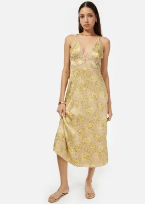 Roya Dress | Yellow Primavera