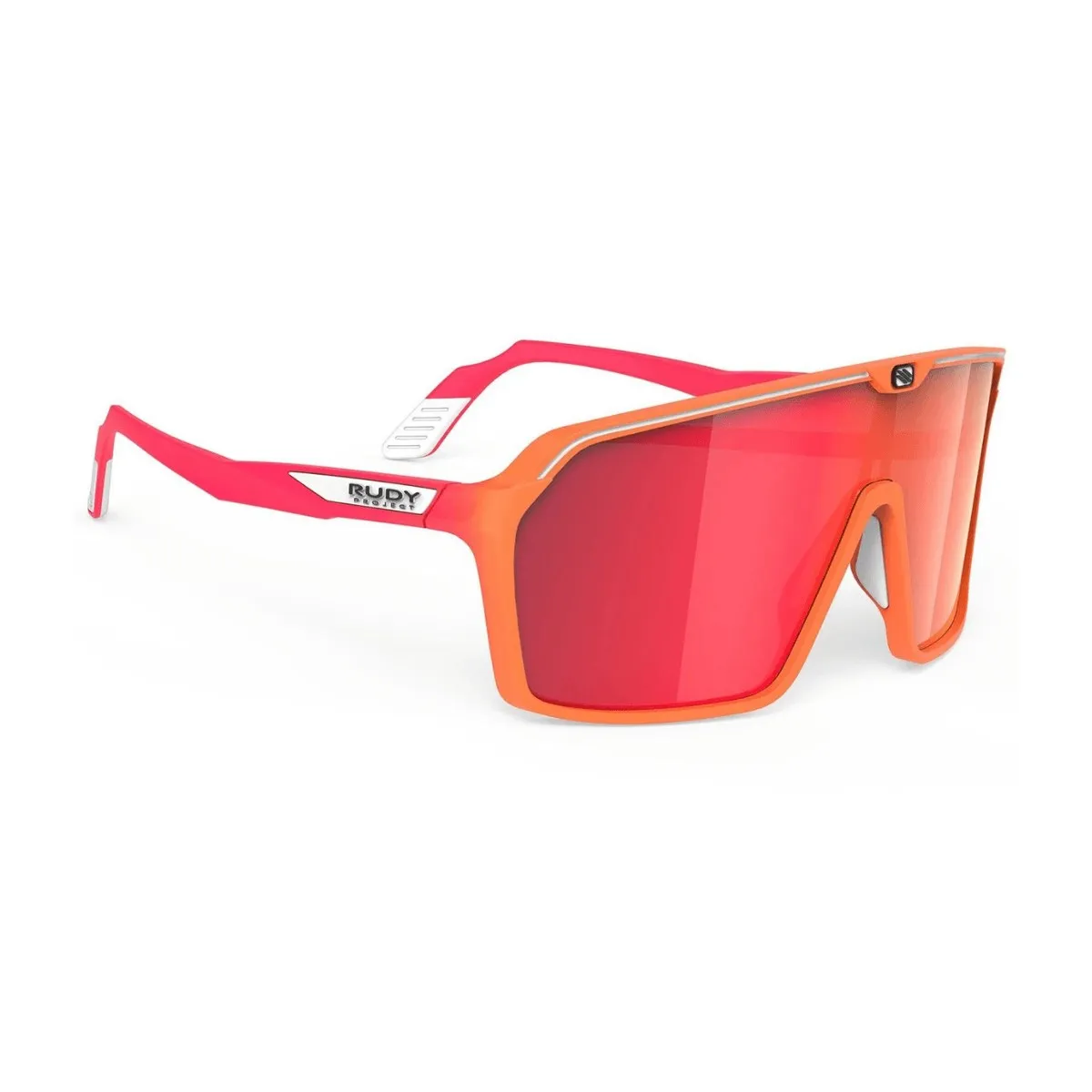 Rudy Project Spinshield Red Glasses with Orange Lens