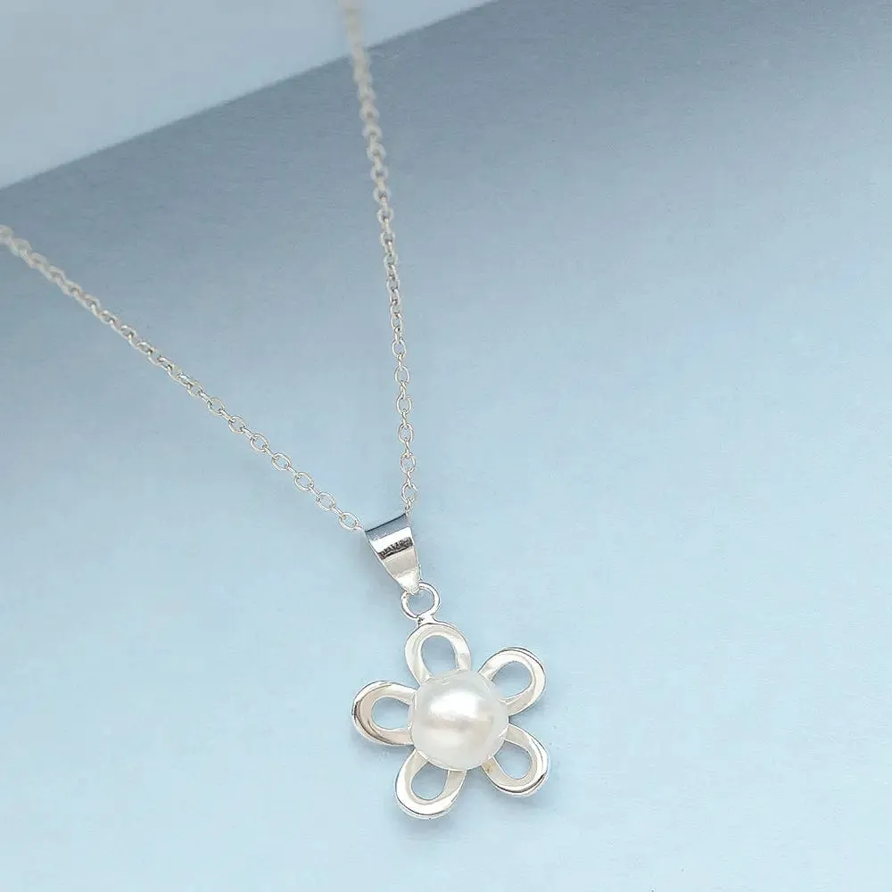 SILVER 92.5 FLOWER PENDANT