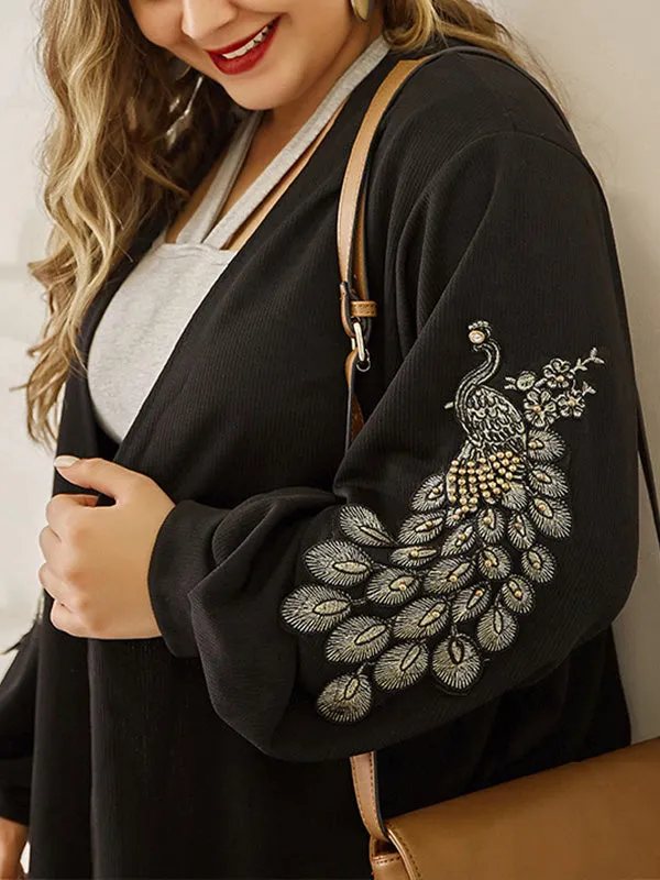 Silver Ridge Embroidery Cardigan