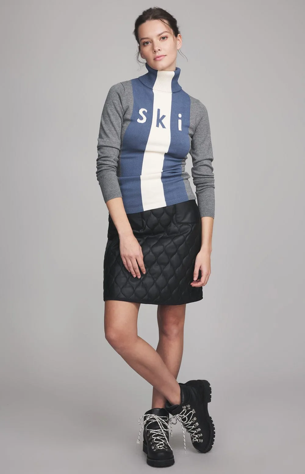 Ski 1970 Sweater | Heather Blue