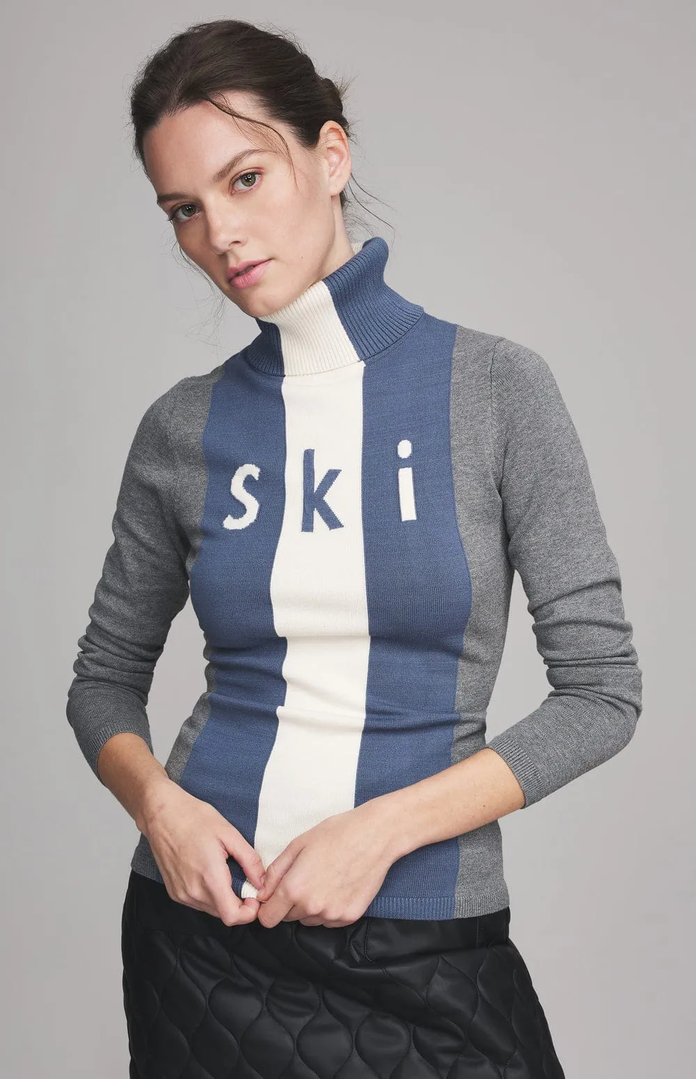 Ski 1970 Sweater | Heather Blue