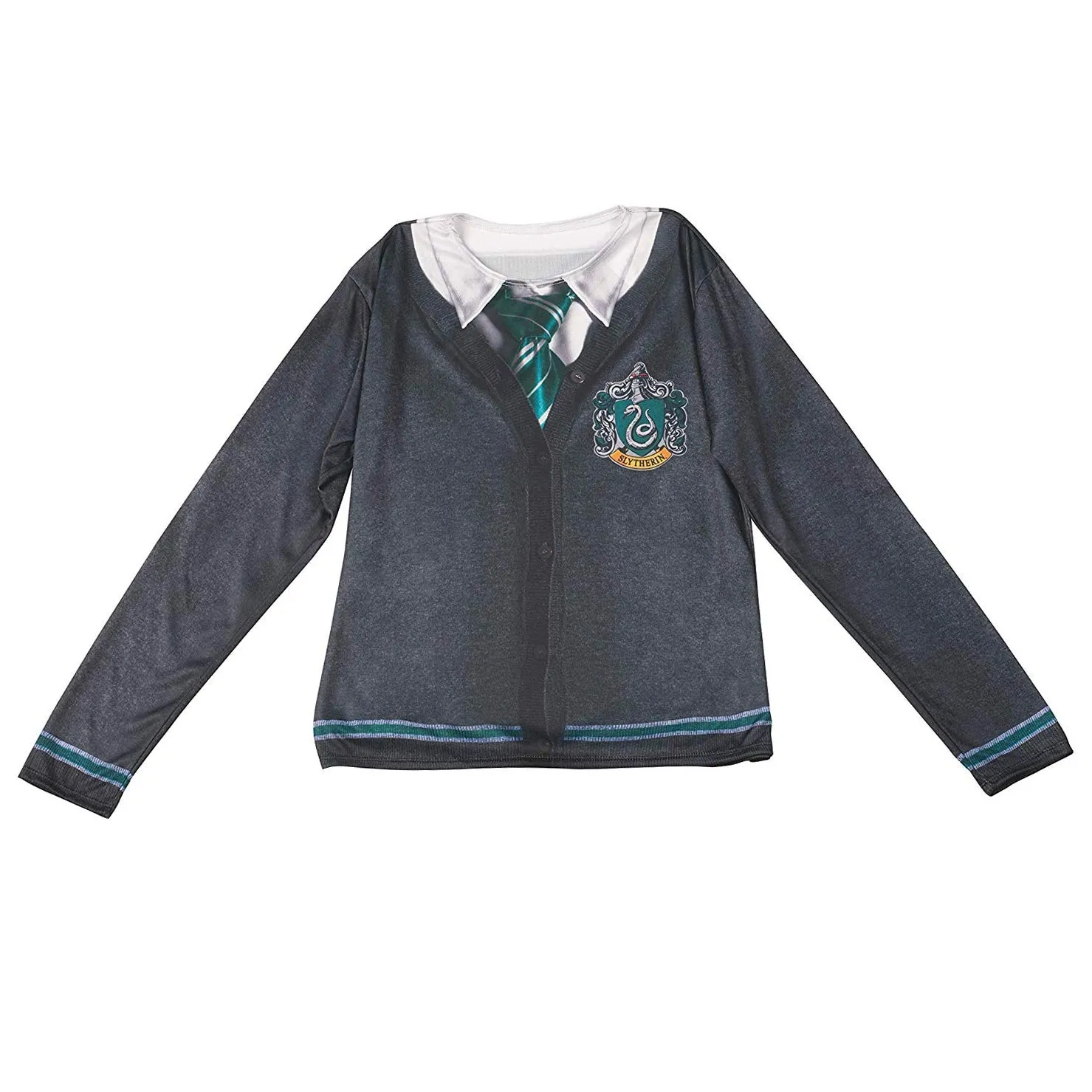 SLYTHERIN COSTUME TOP, ADULT