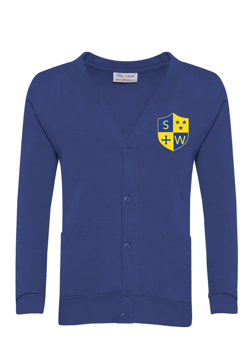 St Wilfrid's R.C. Primary School Royal Blue Cardigan