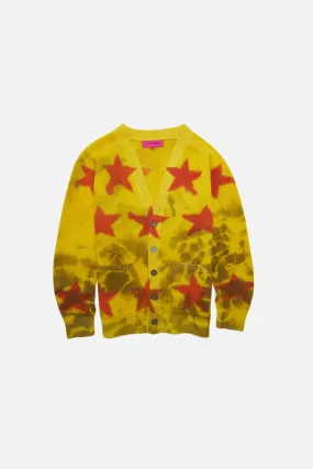 Star Sprayed Cardigan