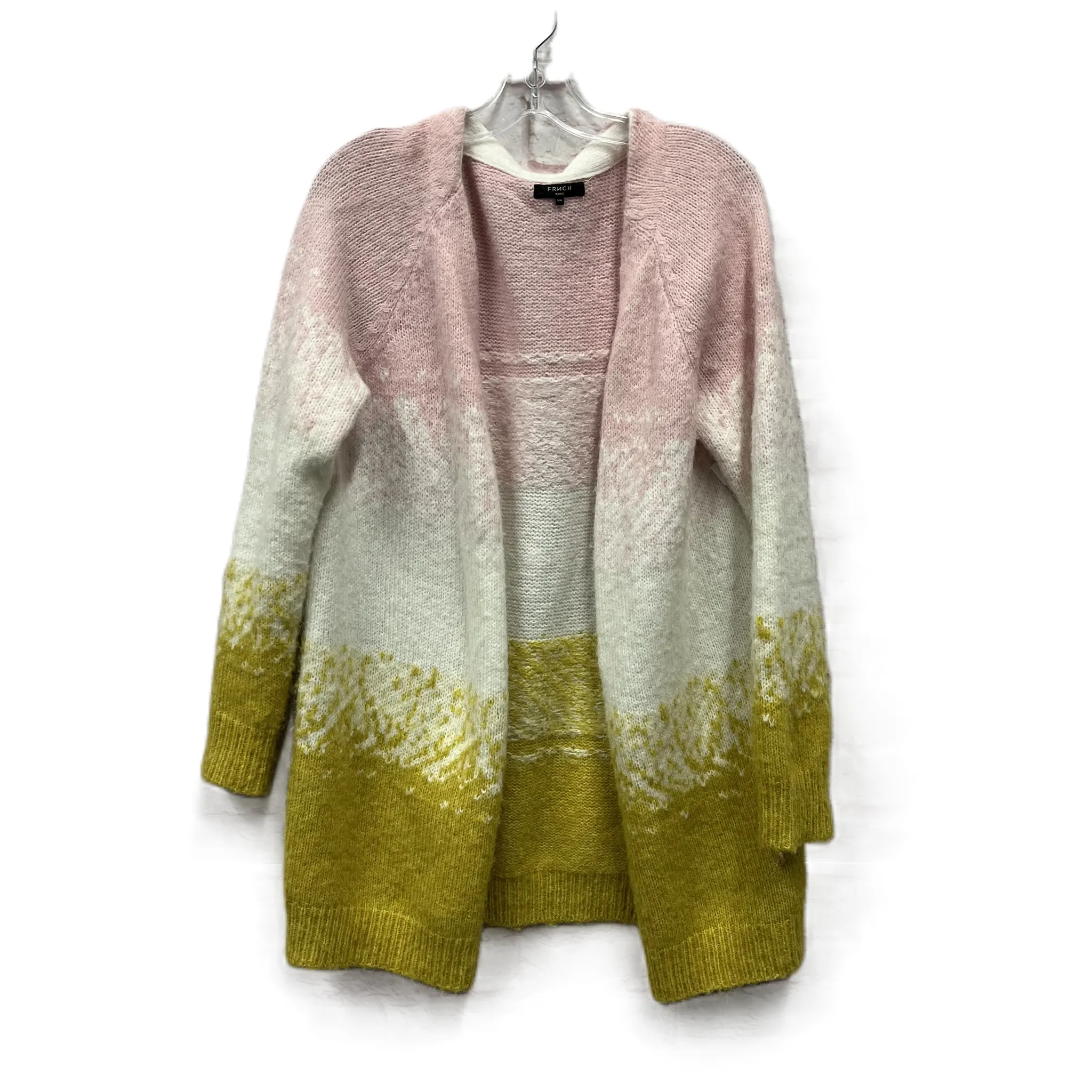 Sweater Cardigan By Frnch In Pink, Size: M