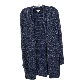 Sweater Cardigan By J. Jill In Blue, Size:Xsp