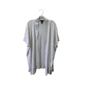 Sweater Cardigan By Joan Vass In Taupe, Size:Xs